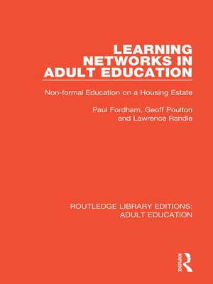 cover image of Learning Networks in Adult Education